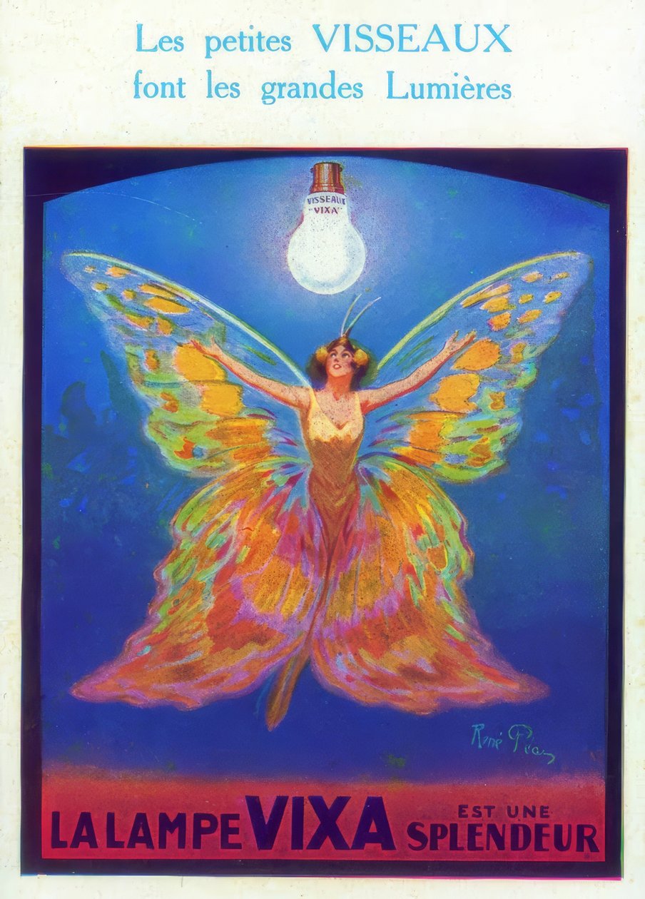 Visseaux lámpák alkotó: Rene Pean