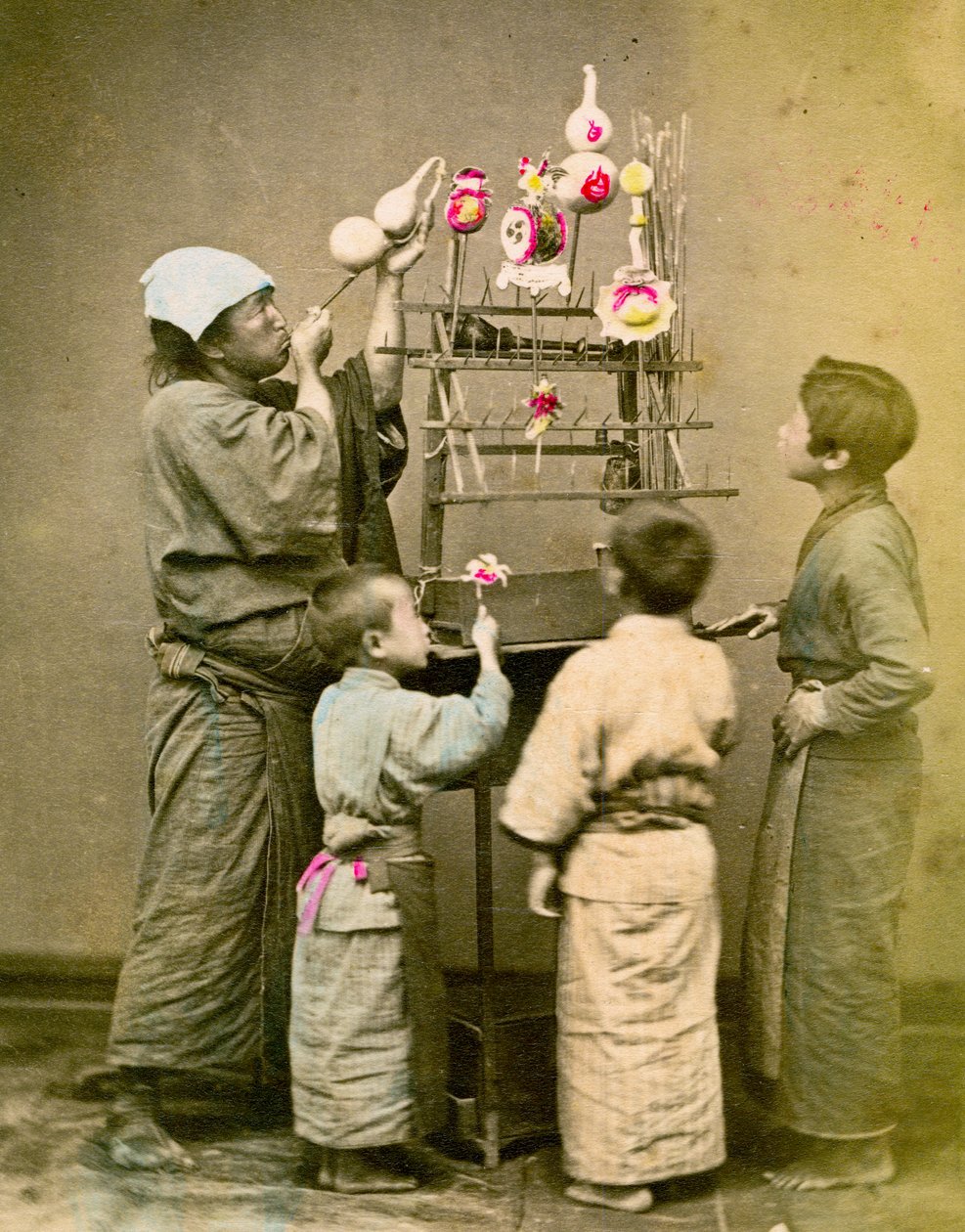 Léggömb eladó. c1875 alkotó: Renjo Shimooka