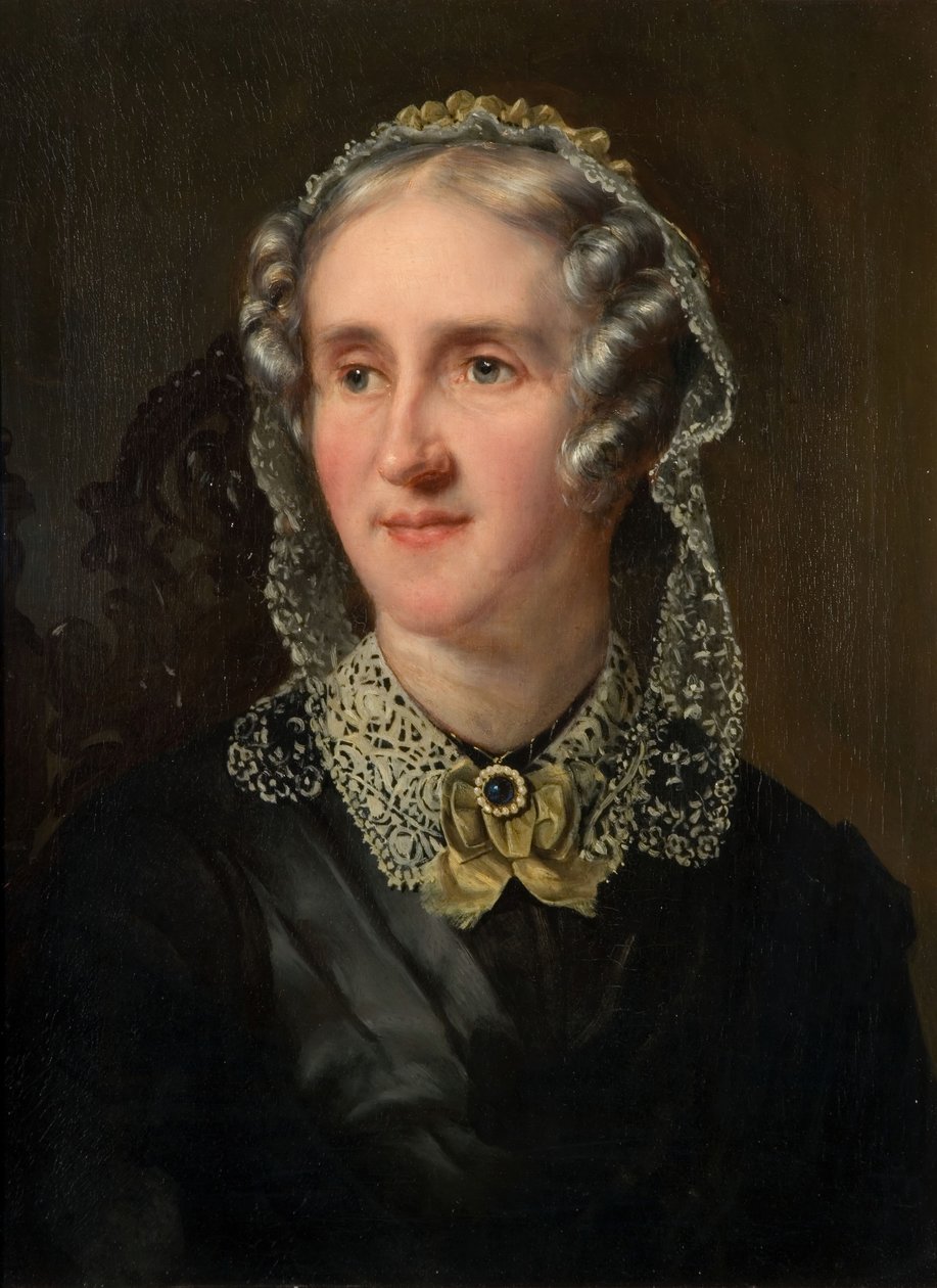 Elizabeth Stockdale Wilkinson portréja 1799-71, 1853. alkotó: Reuben T W Sayers