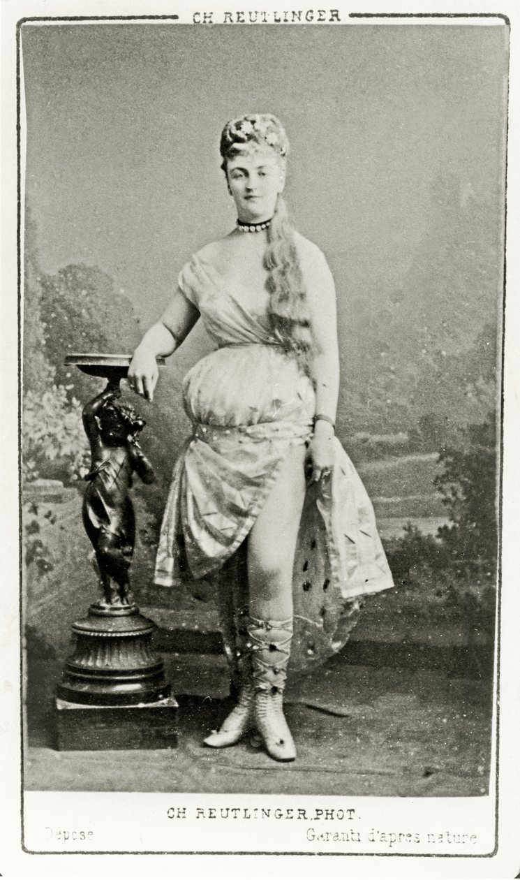 Méry Laurent a színpadon, 1888-89 körül alkotó: Reutlinger Studio
