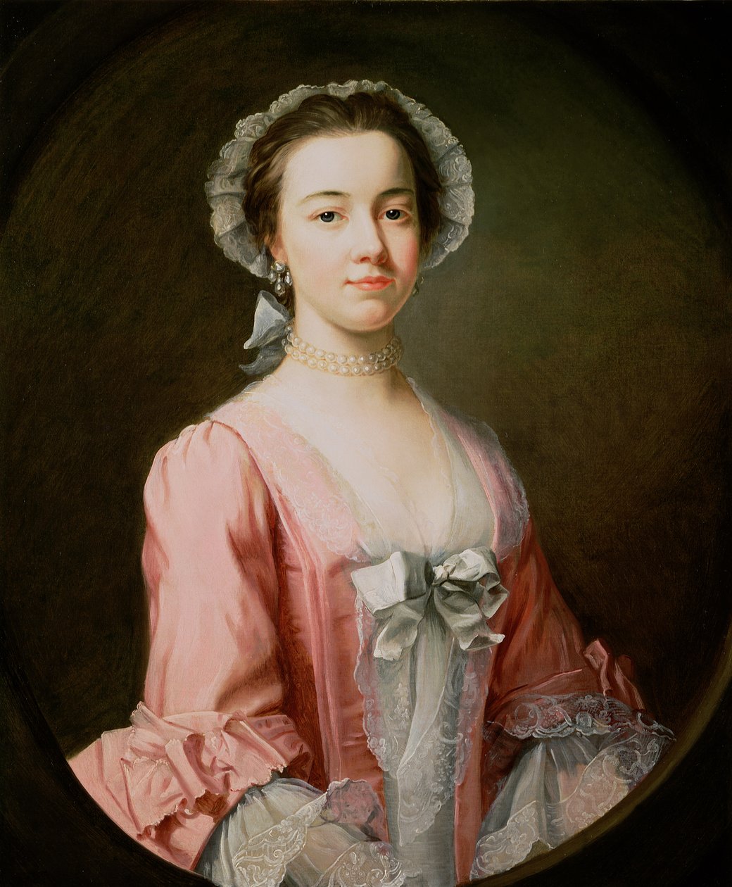 Egy hölgy portréja, állítólag Ann Bowney asszonyé. alkotó: Rev. James Wills