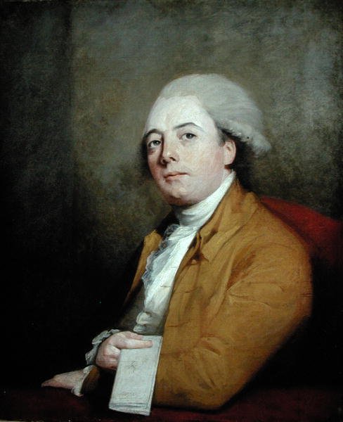 John William Hamilton portréja (olaj, vászon) alkotó: Rev. Matthew William Peters