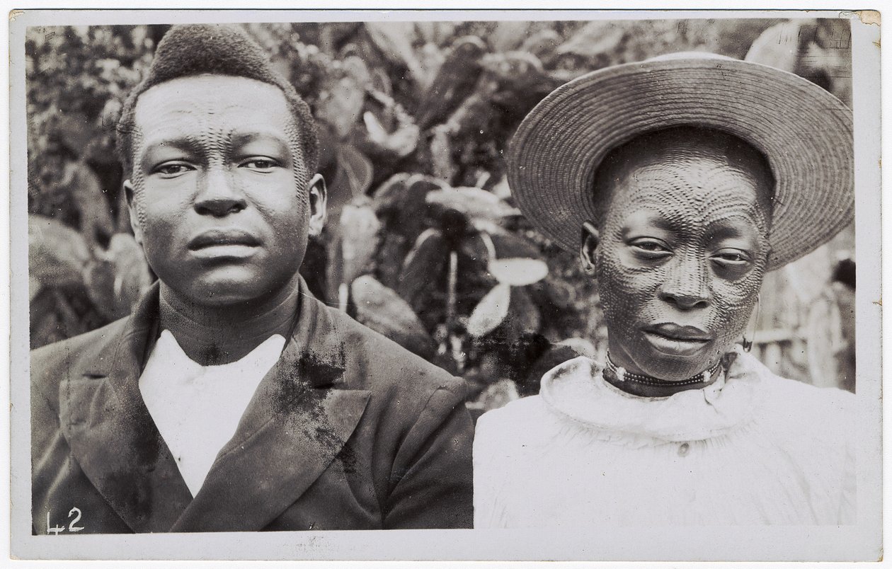 Dupla portré, 1900 körül (zselatin ezüst nyomat) alkotó: Reverand Charles Dodds