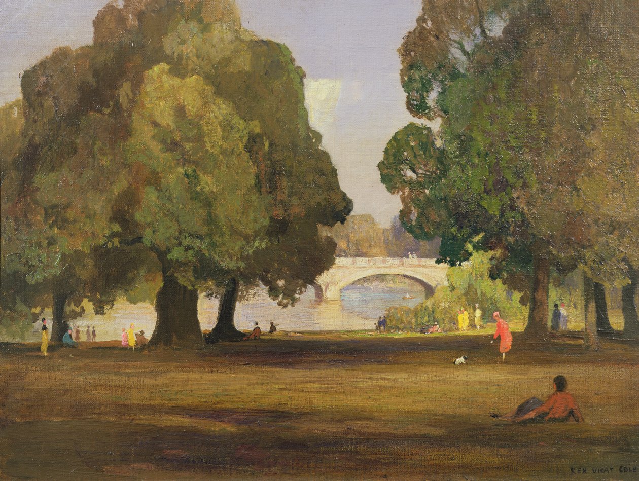 A Kensington Gardensben alkotó: Rex Vicat Cole