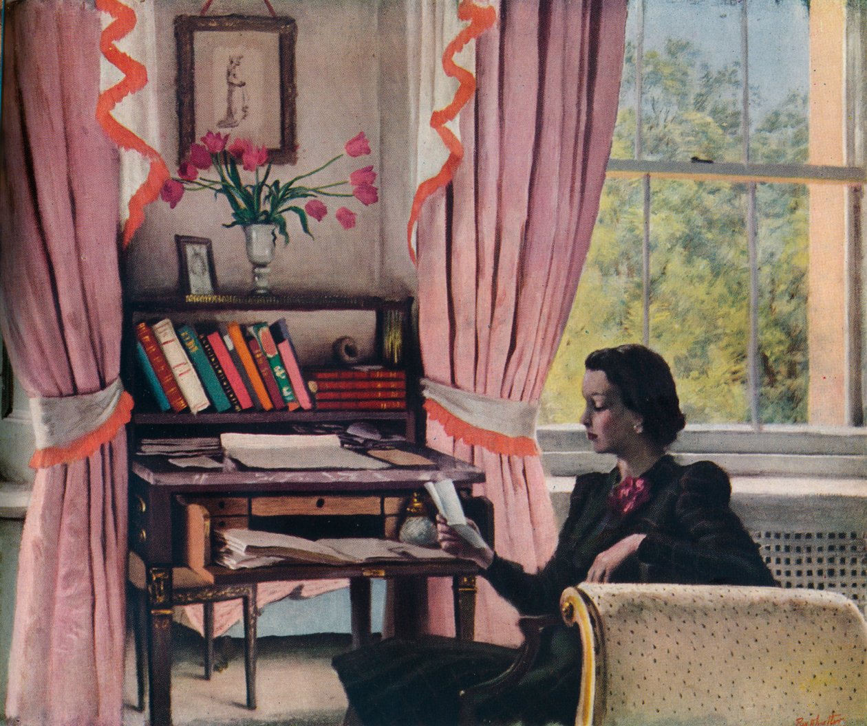 A levél, XX. század alkotó: Rex Whistler