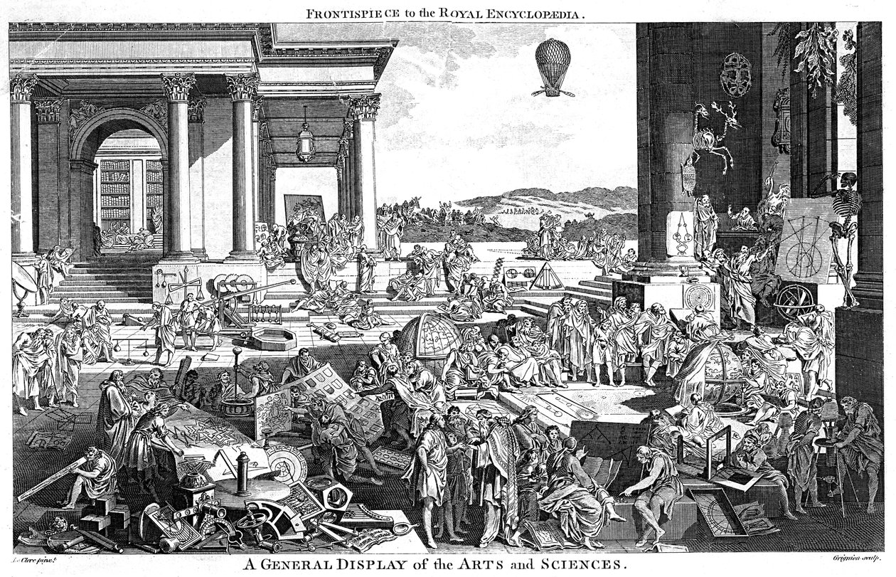 Művészetek és Tudományok Általános bemutatója, 1790 alkotó: Reynolds Grignion