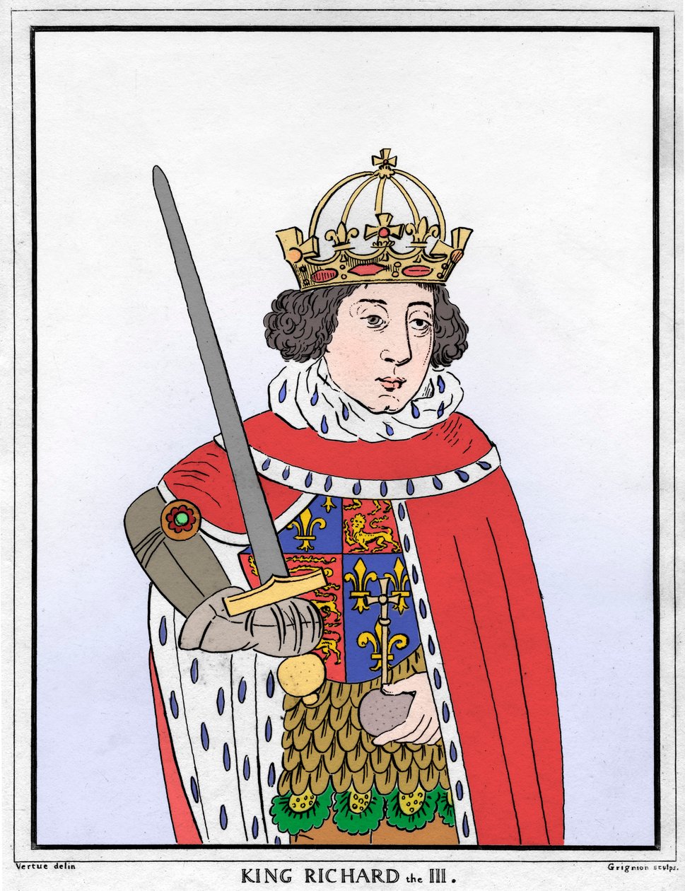 III. Richard angol, 18. század alkotó: Reynolds Grignion