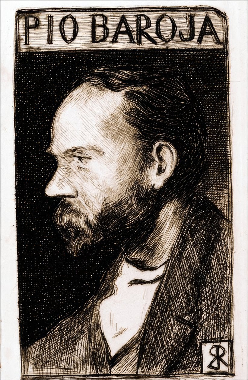 Rajz az "Ex Libris" számára alkotó: Ricardo Baroja