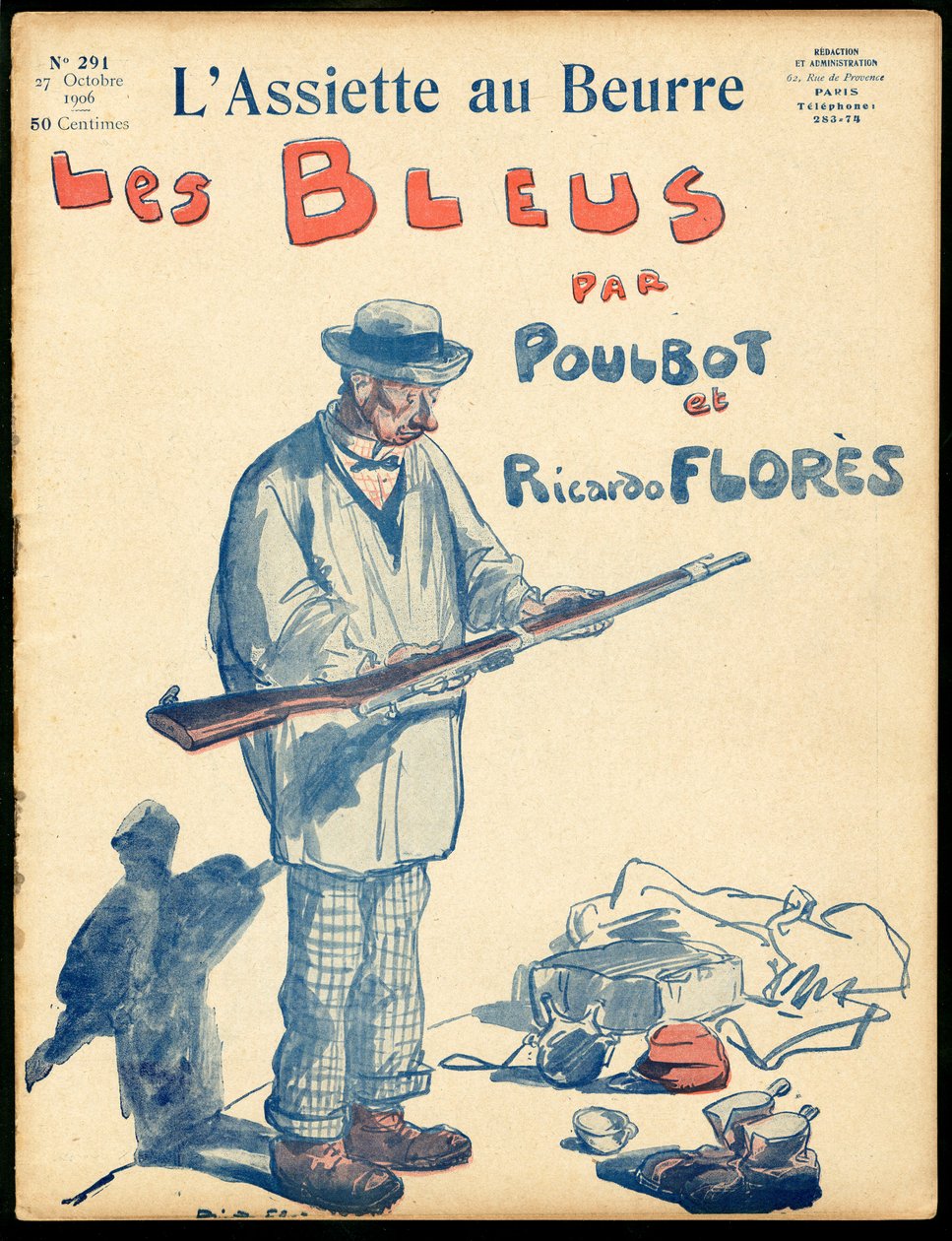 A „The Butter Plate” borítója, 291. szám, Satirique en Colors alkotó: Ricardo Flores