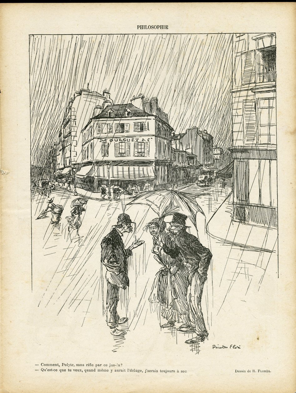 Ricardo Flores (1878-1918) illusztrációja a Le Rire-ben alkotó: Ricardo Flores