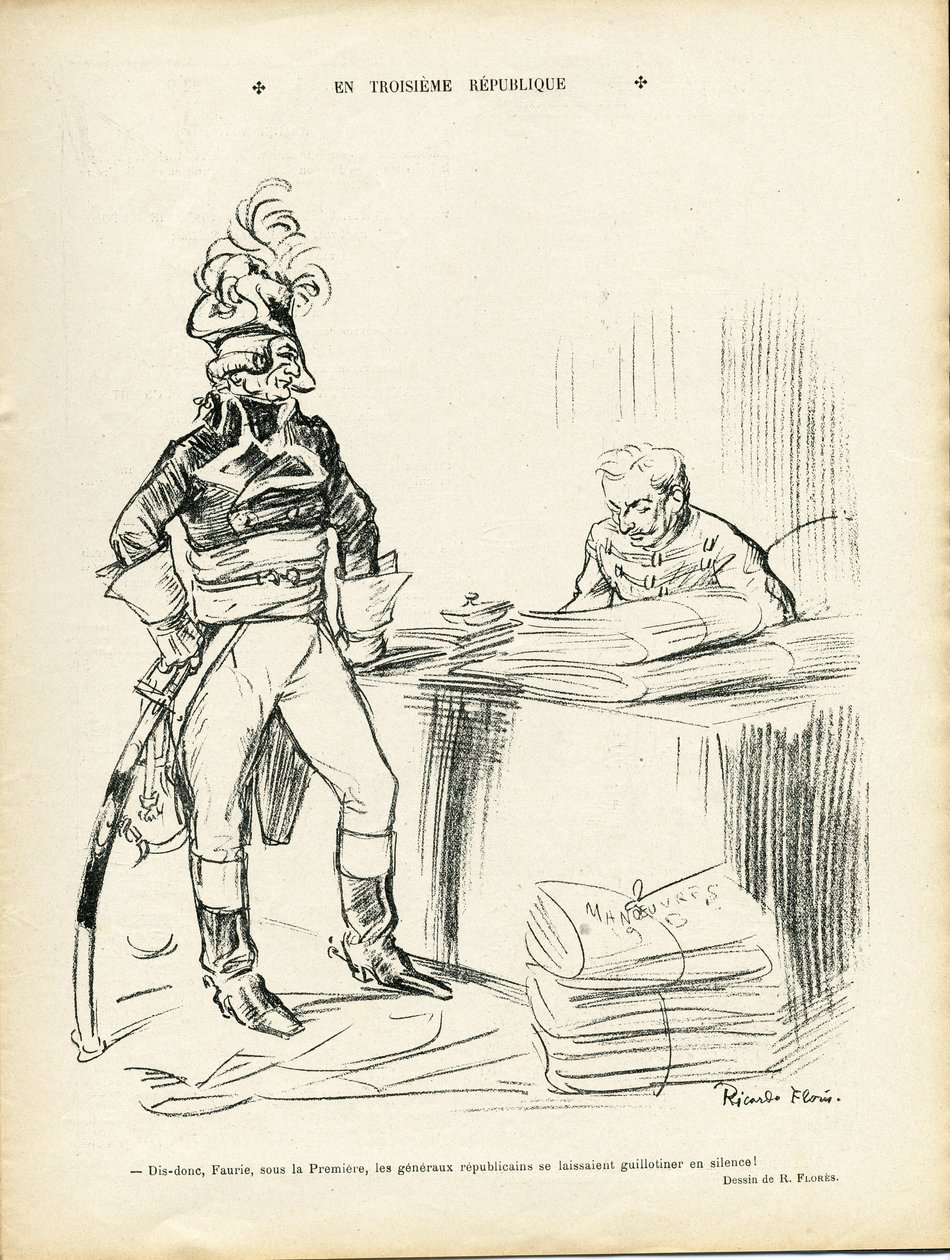 Ricardo Flores (1878-1918) illusztrációja a Le Lire-ben, 13.11.29 - A Harmadik Köztársaságban alkotó: Ricardo Flores