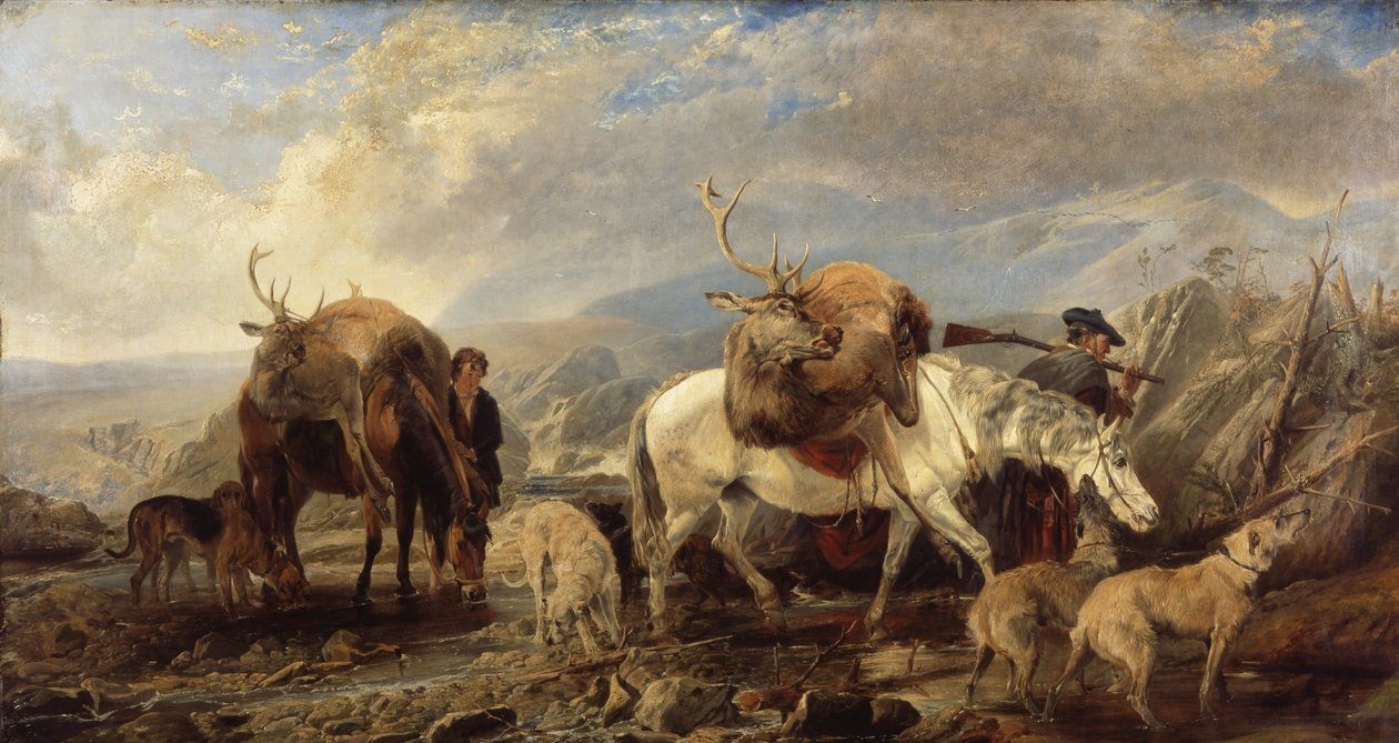A szarvaskereső visszatér, 1846 alkotó: Richard Ansdell