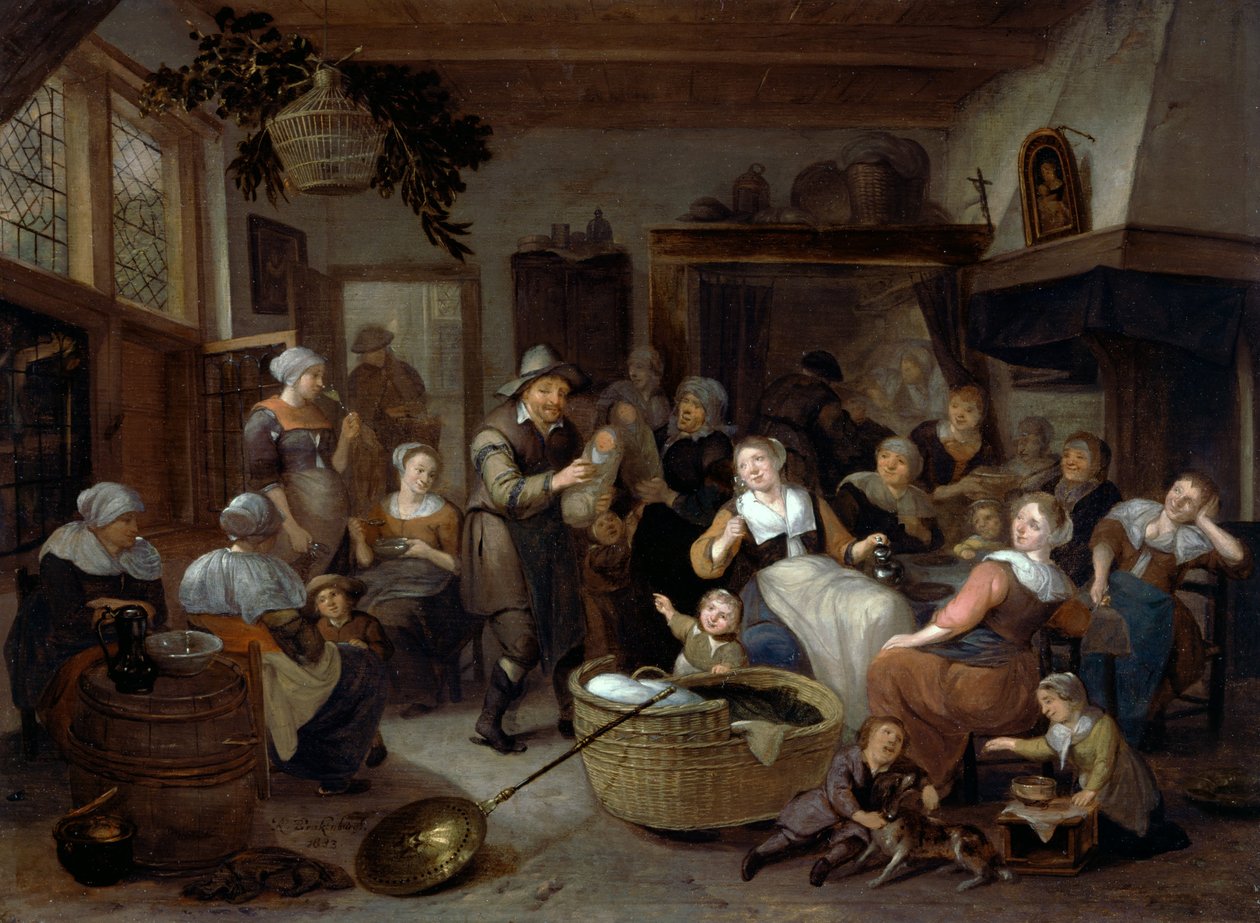 A születés ünnepe alkotó: Richard Brakenburgh