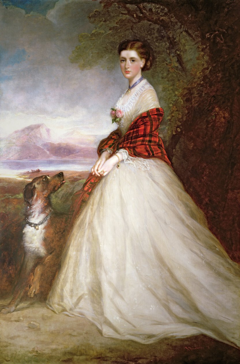 Gertrude, Dunmore grófnő portréja alkotó: Richard Buckner