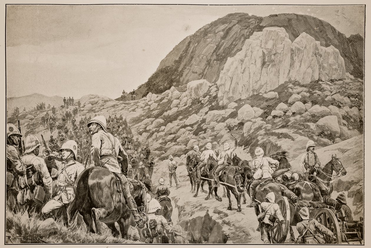 Január 24-én kimegyek Spion Kop ellen alkotó: Richard Caton Woodville junior