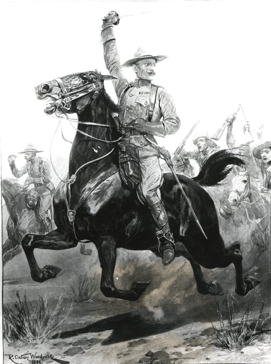 Mafeking védelmezője, Baden-Powell ezredes (1857-1941) a különleges alakulat egyenruhájában, amelyet 1899-ben a brit Bechuanalandban nevelt fel, Thomas Lascelles metszetével. alkotó: Richard Caton Woodville junior