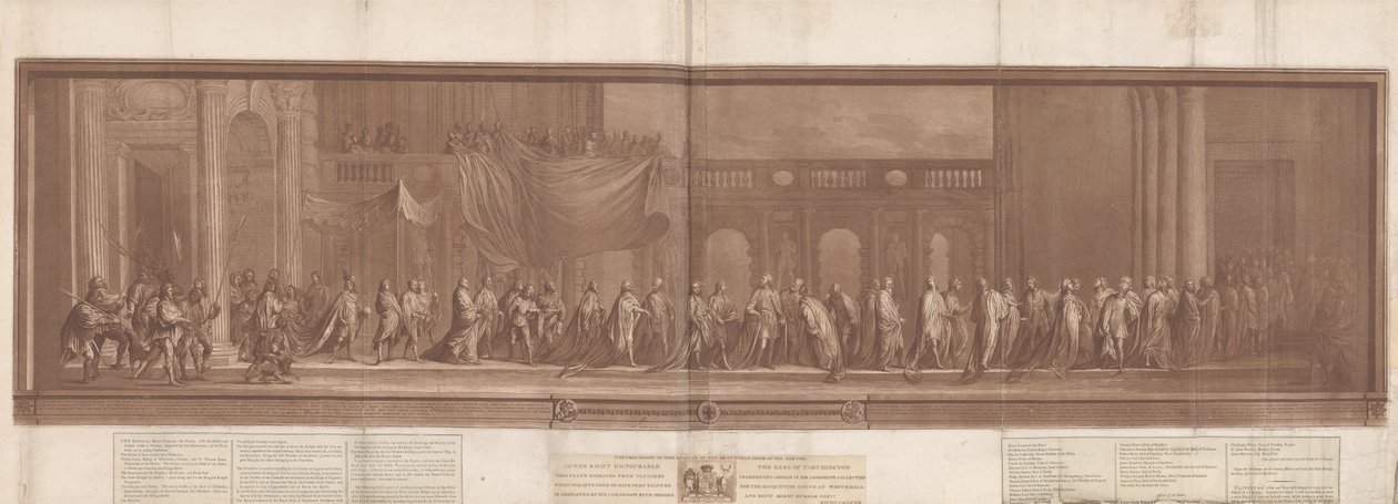 A harisnyakötő legnemesebb rendjének lovagjai alkotó: Richard Cooper the Younger