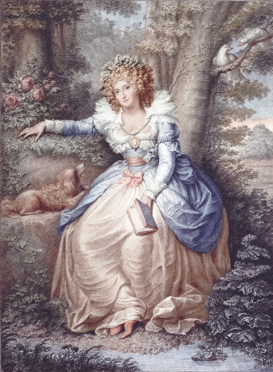 Mrs. Fitzherbert, vésett és kocsma. Jean Conde (1725-94), 1792 (csúcsmetszet) alkotó: Richard Cosway
