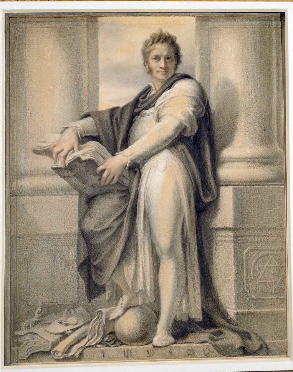 Önarckép (szén, wc, papír) alkotó: Richard Cosway