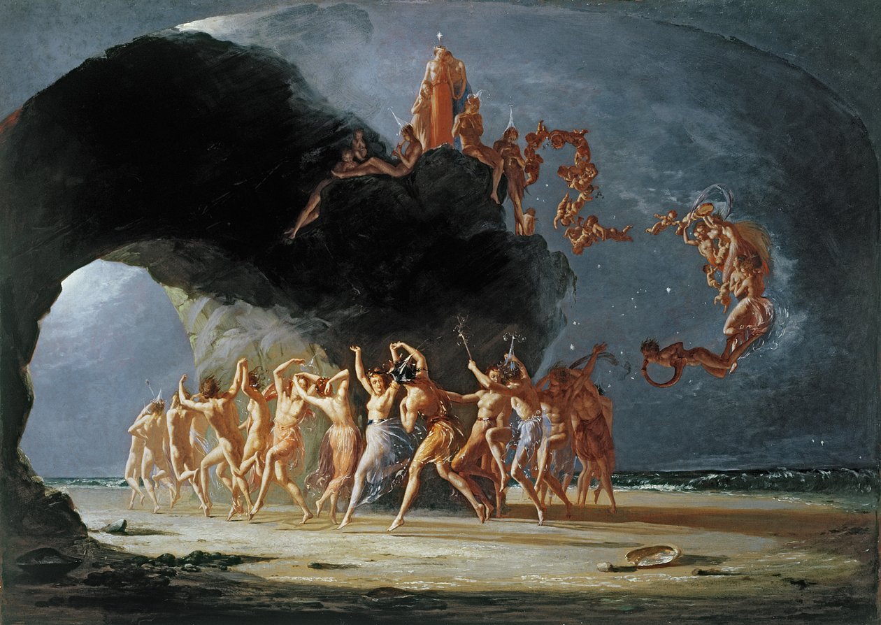Gyere el ezekhez a Sárga Homokokhoz, 1842 alkotó: Richard Dadd