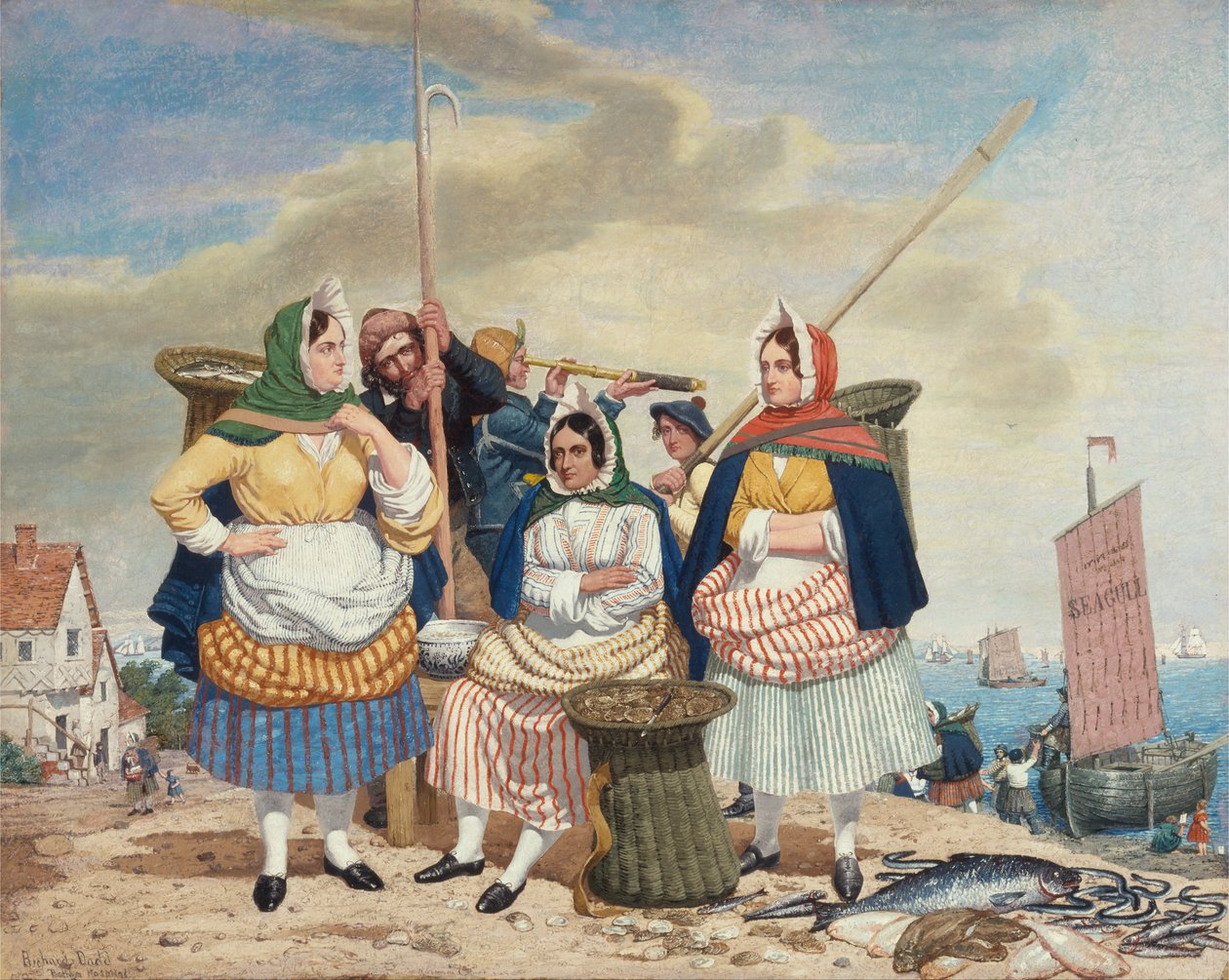 Halpiac a tenger mellett alkotó: Richard Dadd