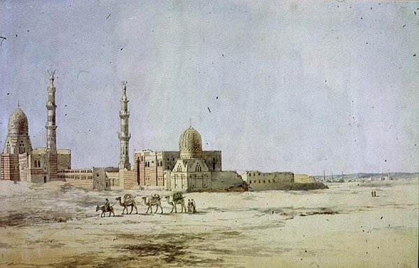 Khalifok sírjai, Kairó (wc papíron) alkotó: Richard Dadd