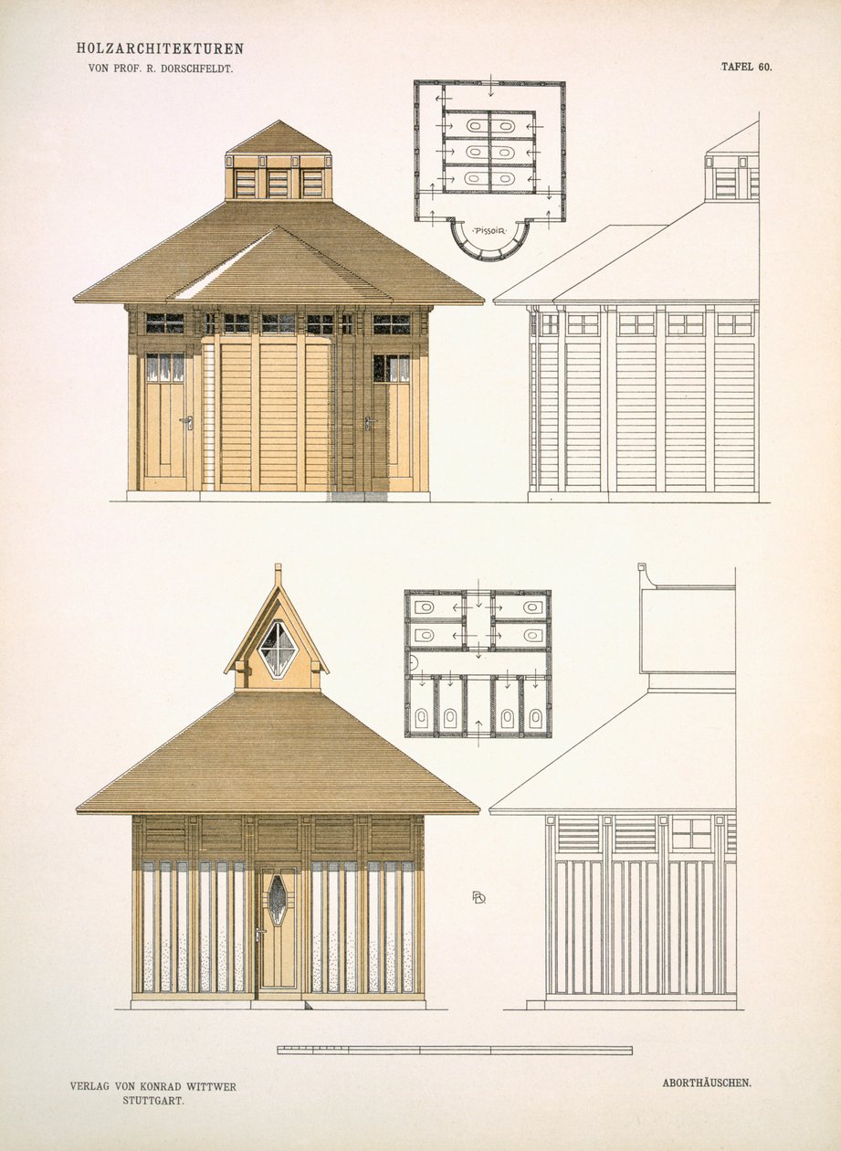 Architecture in Wood, 1900 körül alkotó: Richard Dorschfeldt