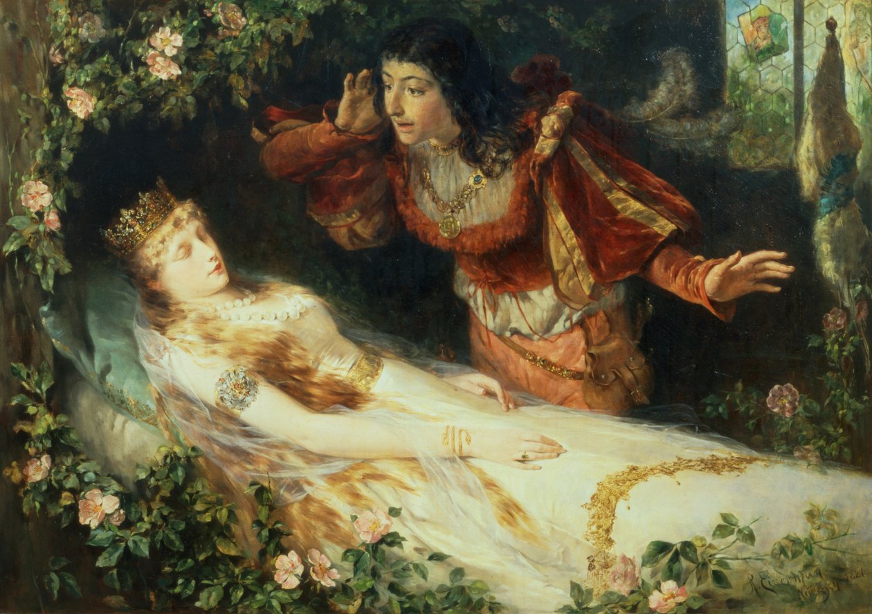 Csipkerózsika, 1881 alkotó: Richard Eisermann