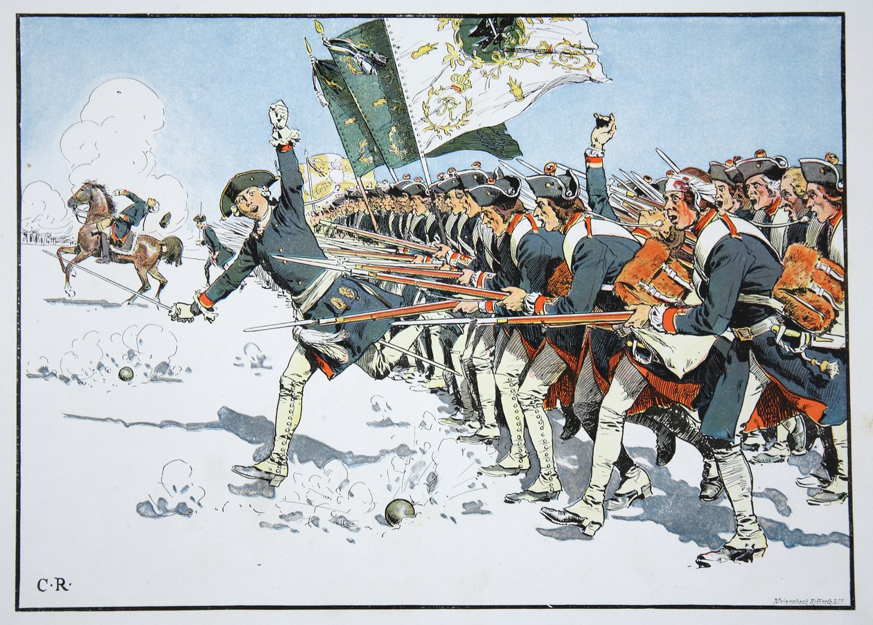 Mollwitzi csata, 1741. április 10 alkotó: Richard Knoetel