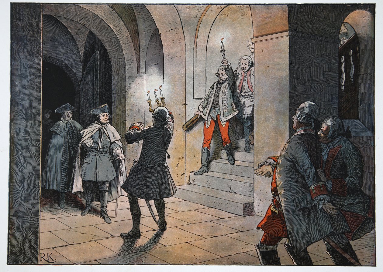 Friederich a Schloss Lilla-ban, 1757. december 5-én alkotó: Richard Knoetel