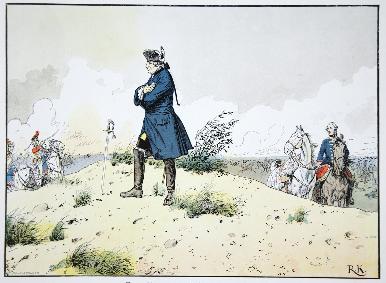 Kunersdorf, 1759. augusztus 12. alkotó: Richard Knoetel