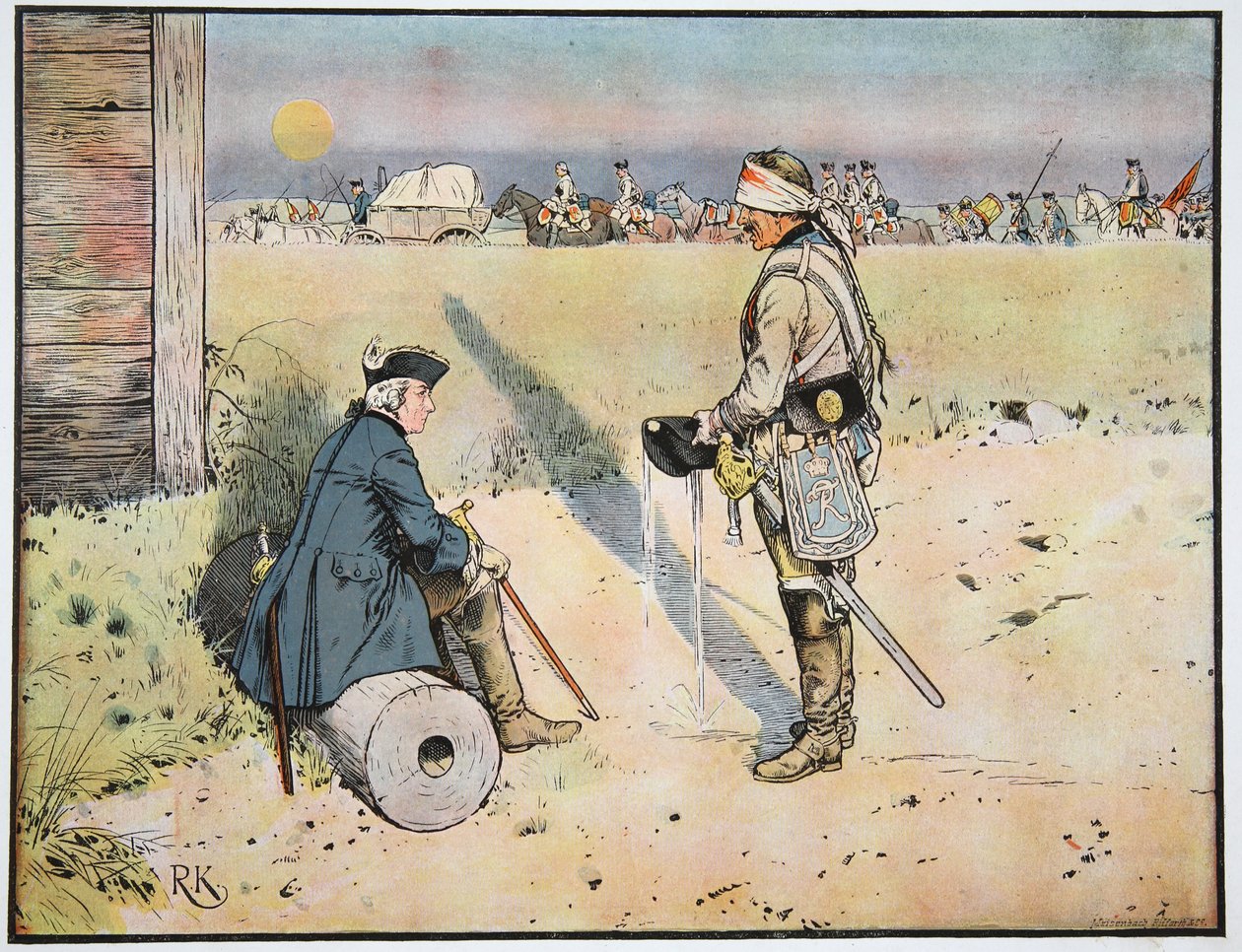Kolin este, 1757. június 18-án alkotó: Richard Knoetel