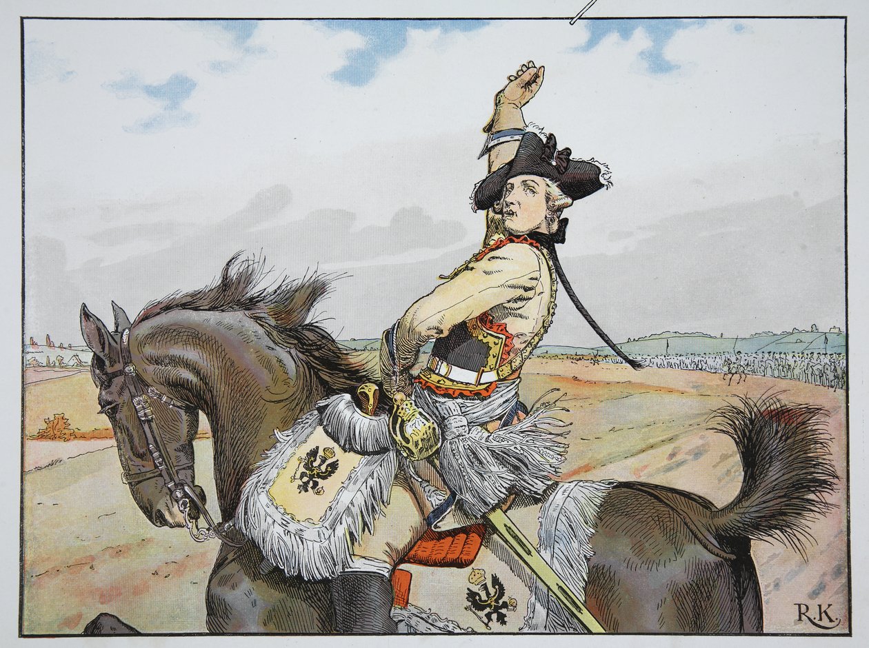 Seydlitz Rossbachban, 1757. november 5 alkotó: Richard Knoetel