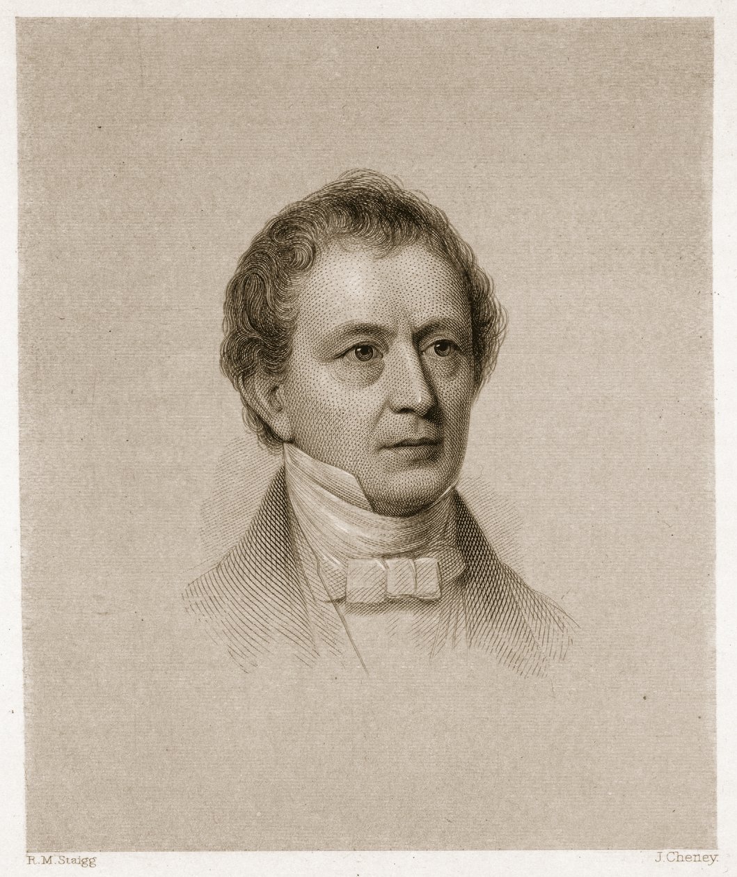 Edward Everett, metszette John Cheney (1801-85) alkotó: Richard Morrell Staigg