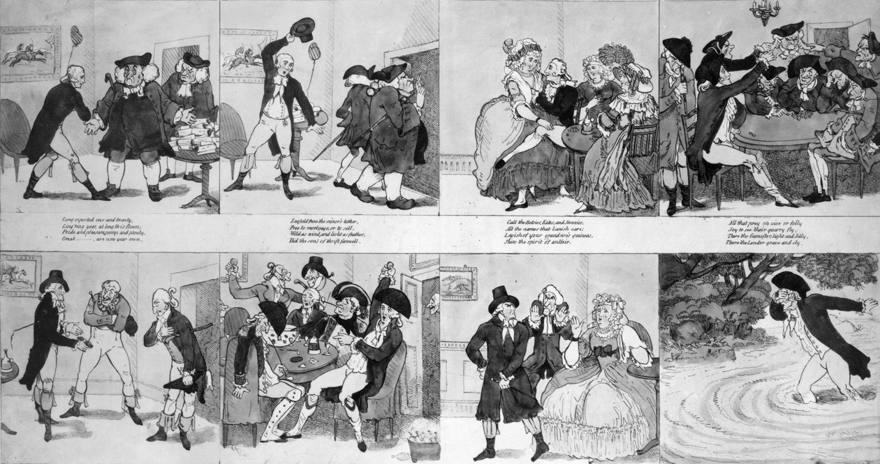 Dr. Johnson lecke a takarékoskodóknak, 1794 alkotó: Richard Newton