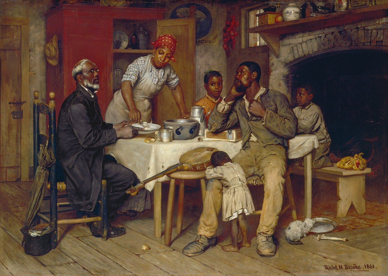 Lelkészlátogatás, 1881 alkotó: Richard Norris Brooke