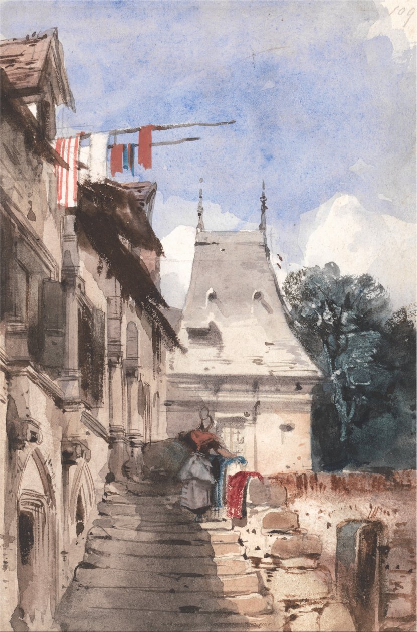 Apátság St-Amand, Rouen alkotó: Richard Parkes Bonington