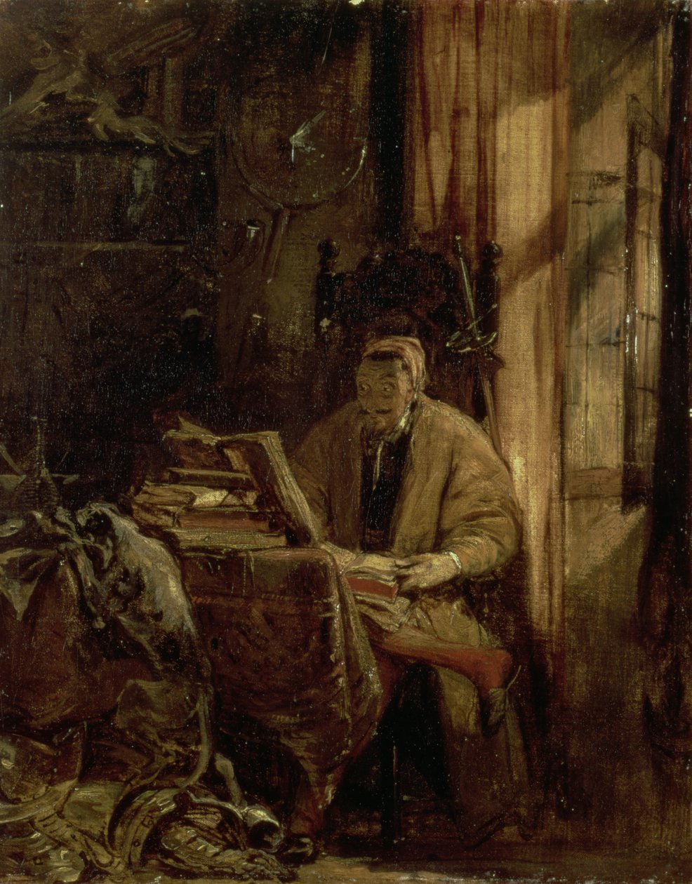 Don Quijote tanulmányában alkotó: Richard Parkes Bonington