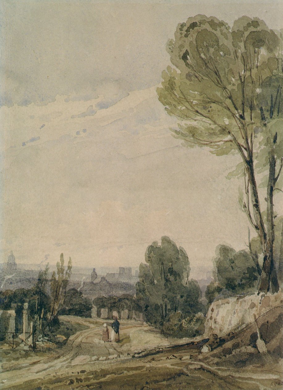 Párizs Pere Lachaise-ból alkotó: Richard Parkes Bonington