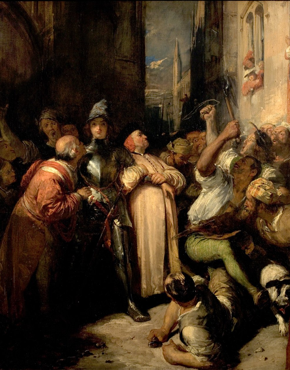 Quentin Durward Liege-ben, Belgiumban, 1827-28 alkotó: Richard Parkes Bonington