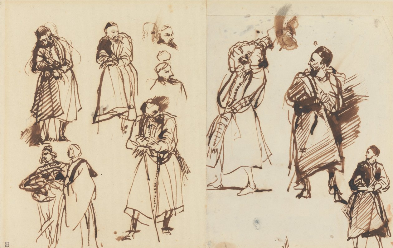 Tanulmányok Shylock számára alkotó: Richard Parkes Bonington