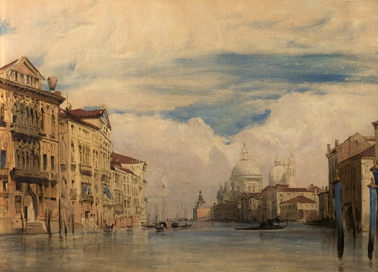 A Grand Canal, Velence, Olaszország, 1826-27 alkotó: Richard Parkes Bonington