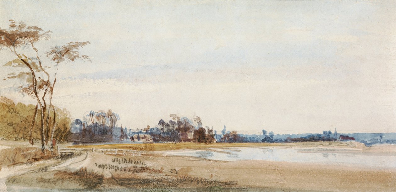 A só mocsarak Trouville közelében alkotó: Richard Parkes Bonington