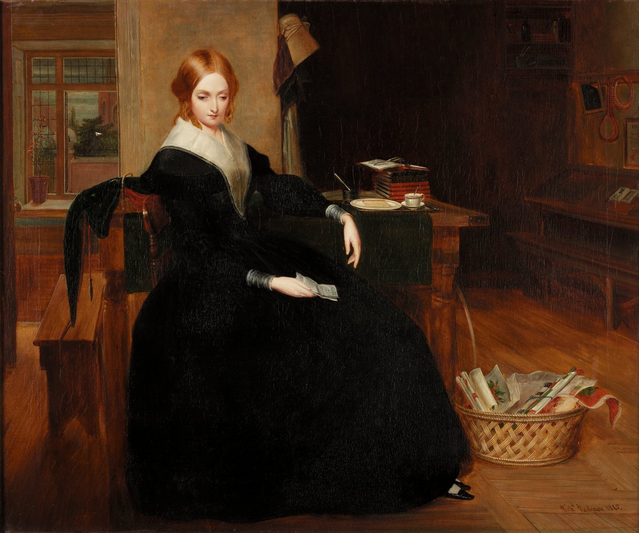 A szegény tanár, 1845 alkotó: Richard Redgrave