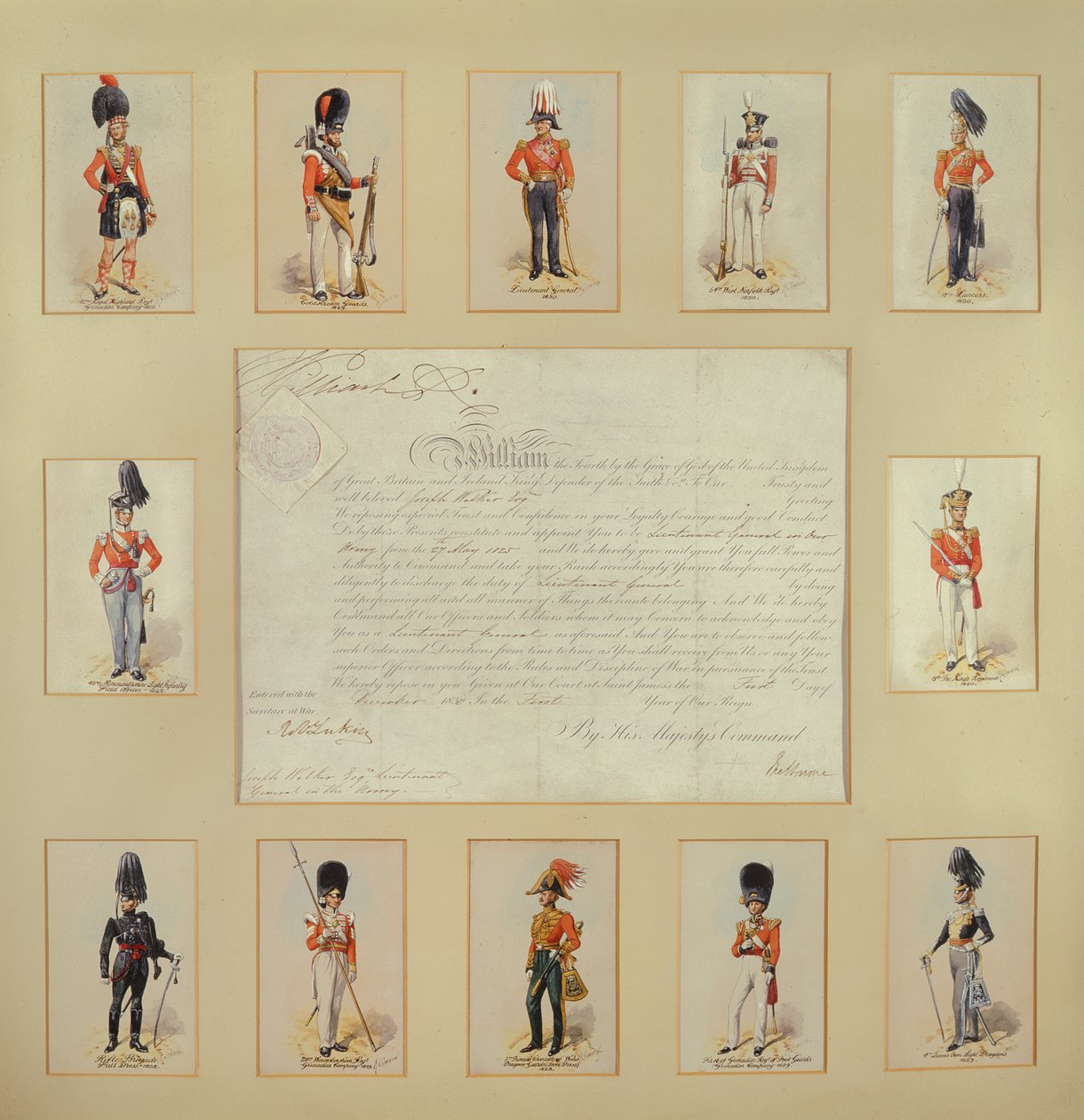 A brit hadsereg katonai egyenruhái alkotó: Richard Simkin