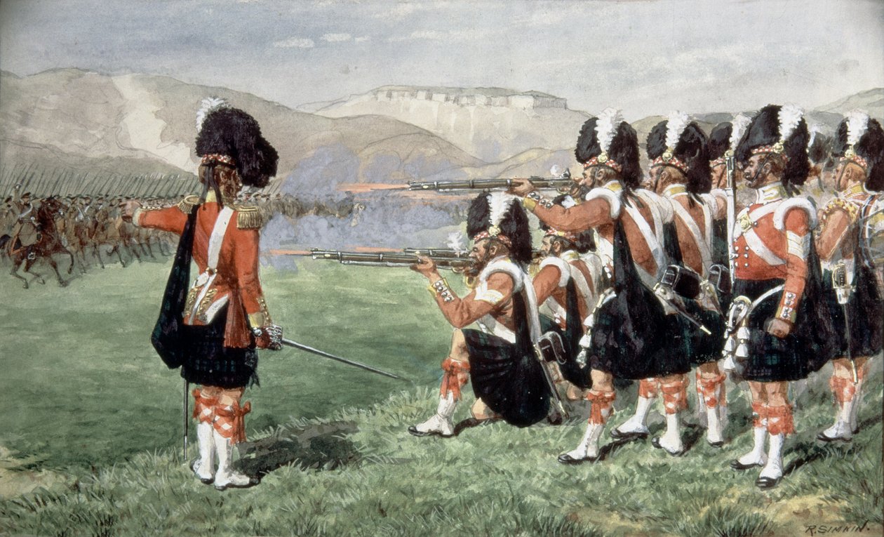 A vékony vörös vonal, 1854 alkotó: Richard Simkin