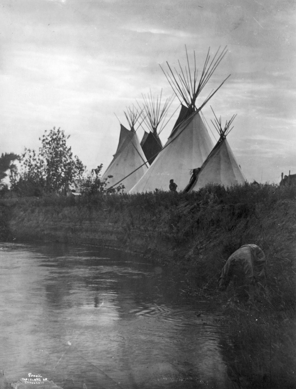 A Little Bighornon túl, 1908 alkotó: Richard Throssel