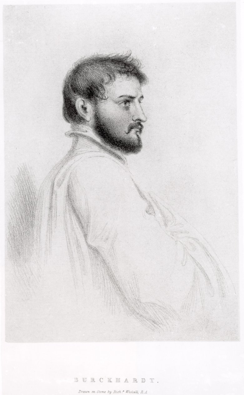 Johann Ludwig Burckhardt (1784-1817) portréja alkotó: Richard Westall