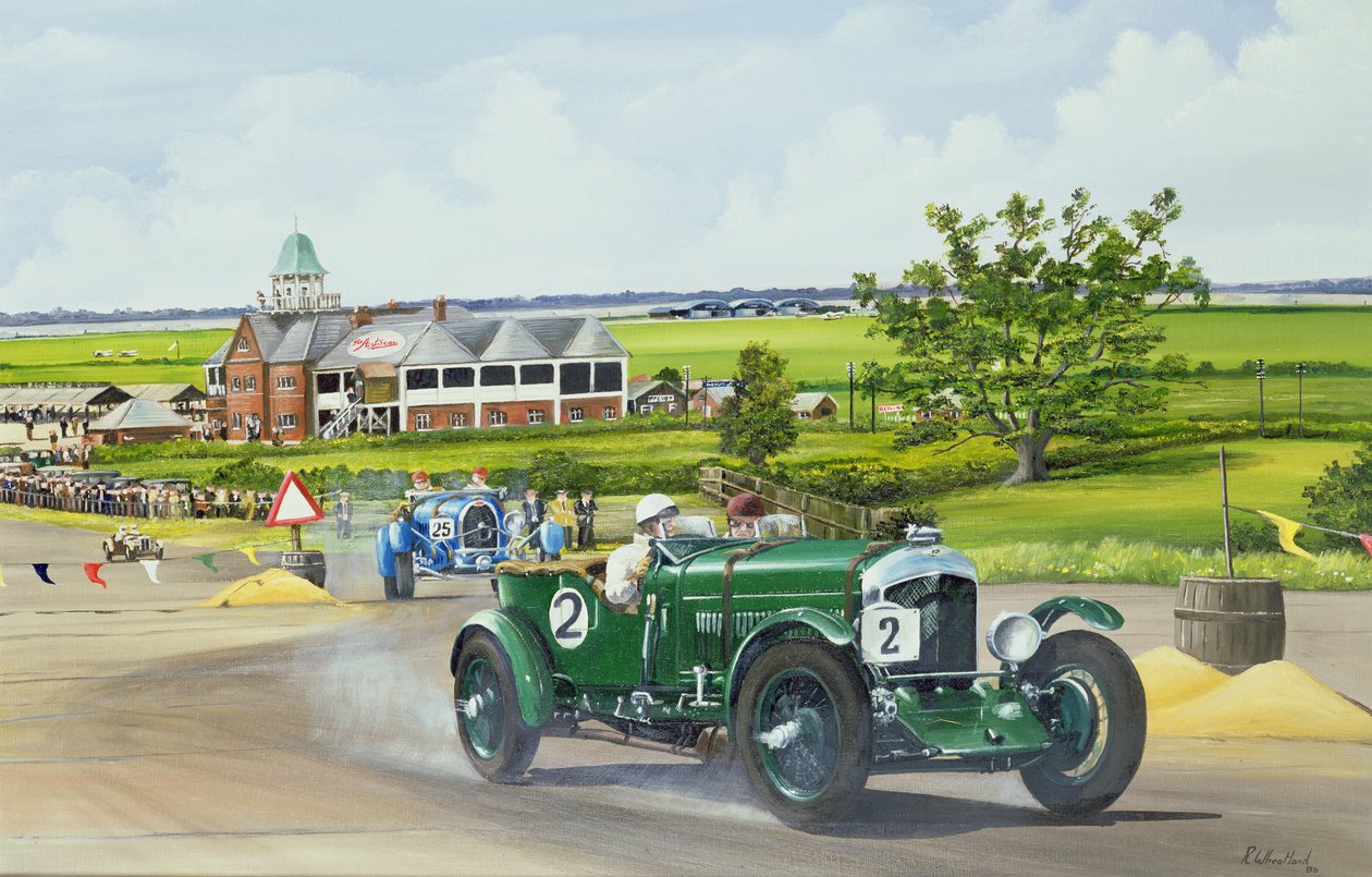 Speed Six Bentley, Brooklands 1930, 1986 alkotó: Richard Wheatland
