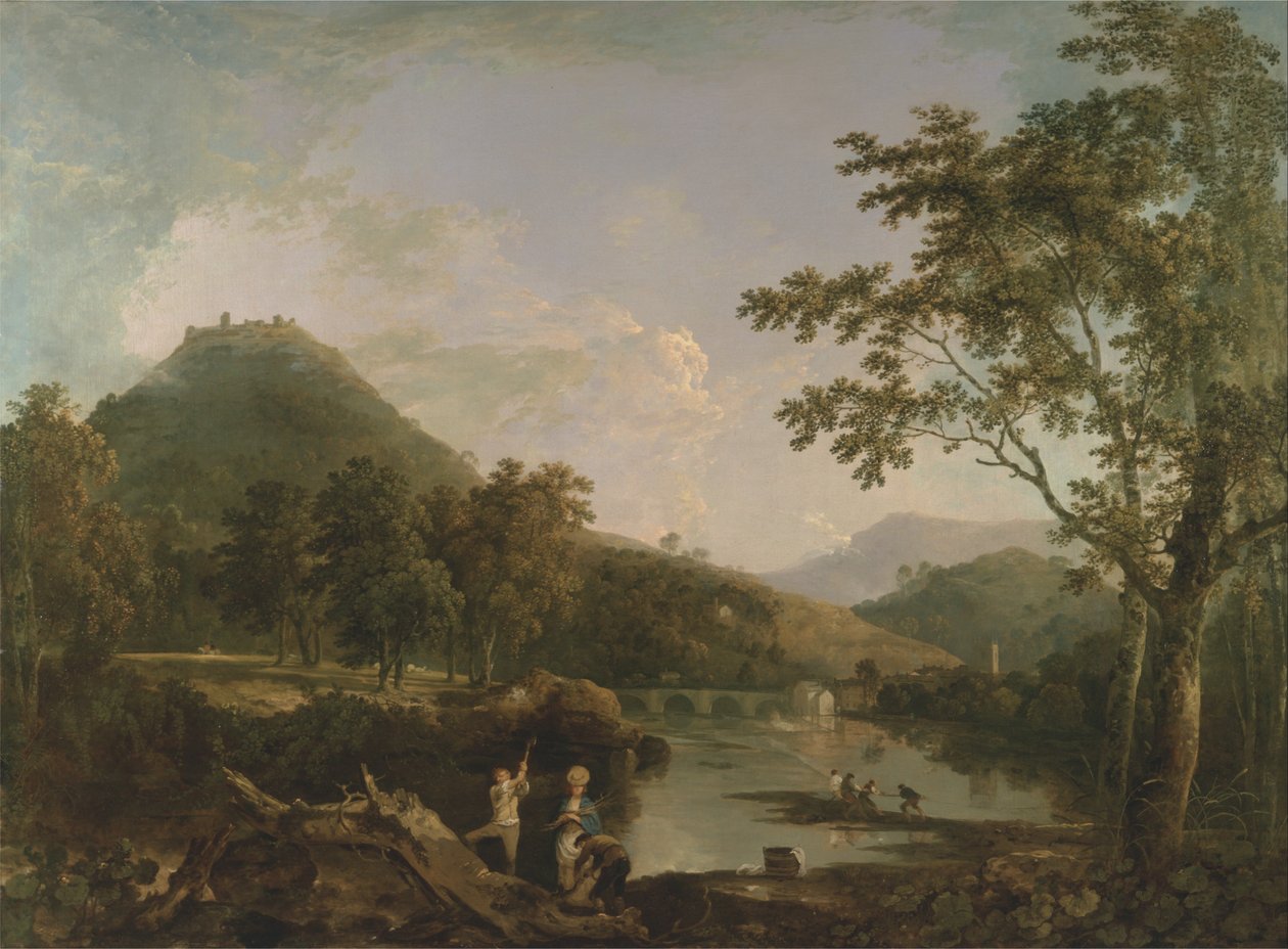 Dinas Bran Llangollenből alkotó: Richard Wilson